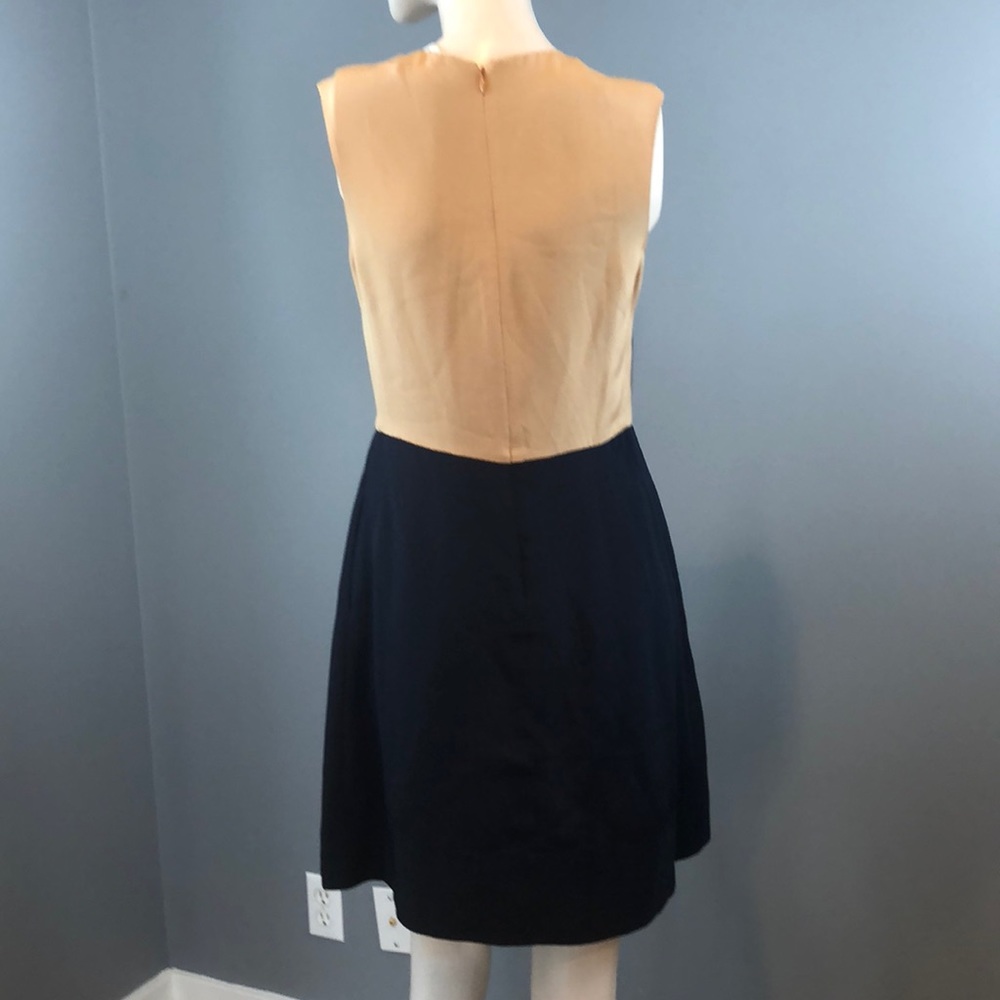 NWT 3.1 Phillip Lim Blue, Tan & White Dress SZ 4 - Picture 5 of 8